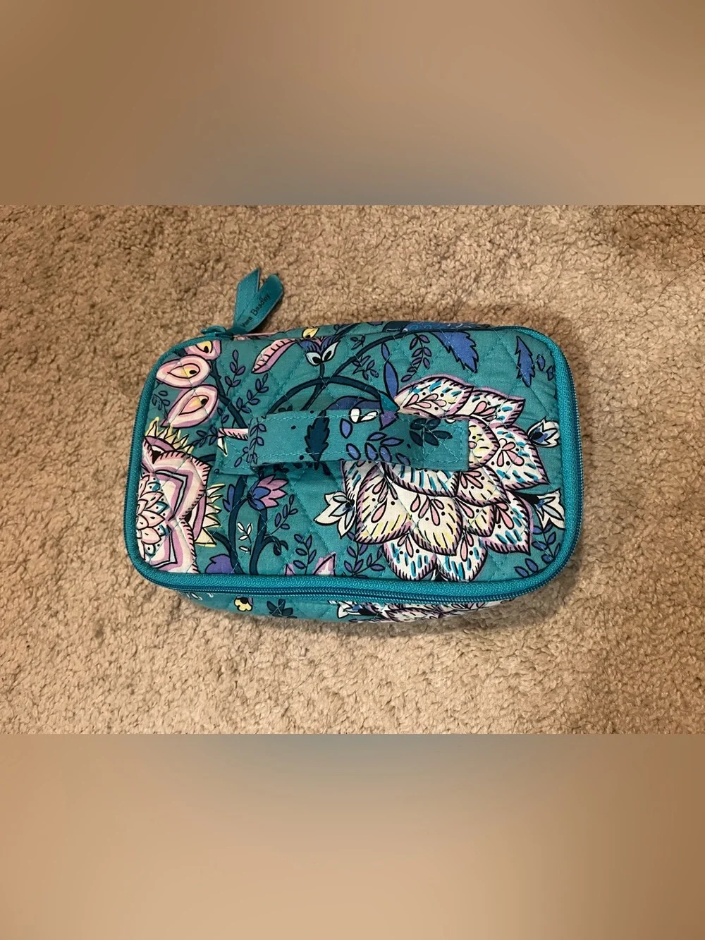 Vera Bradley Peacock Cosmetic Bag Set